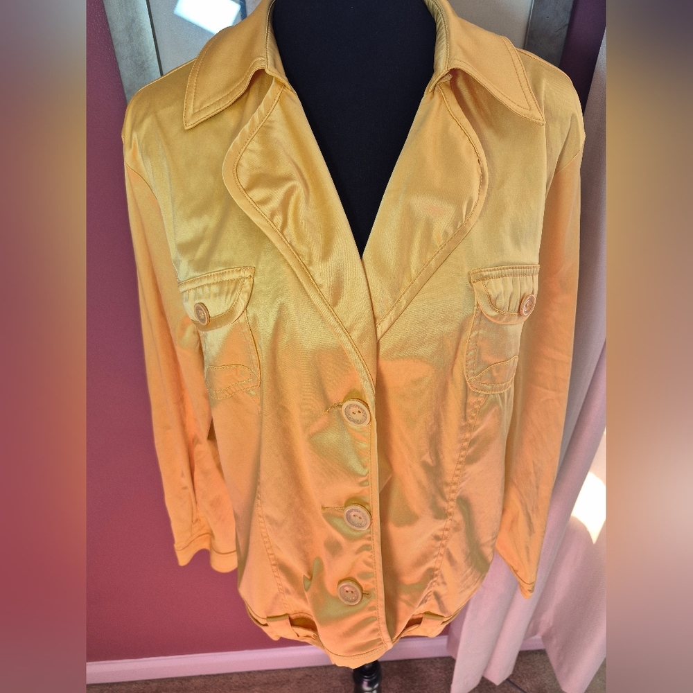 Vintage - Ben Marc Yellow Jacket‎ - Size 16 - Picture 3 of 7
